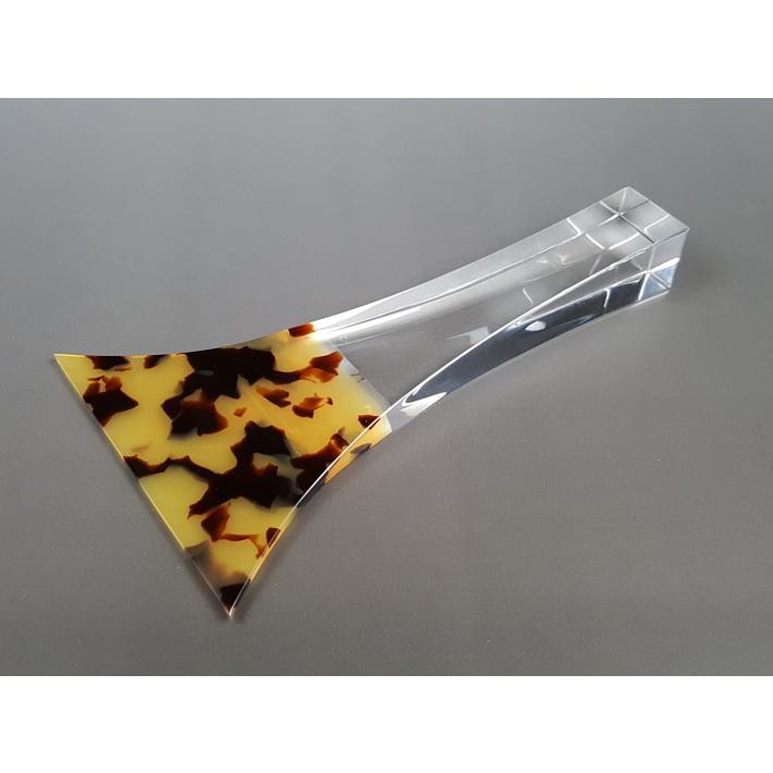 津軽三味線 撥 バチ 鼈甲調撥（NEO）超軽量モデル 手元アクリル 海宝堂