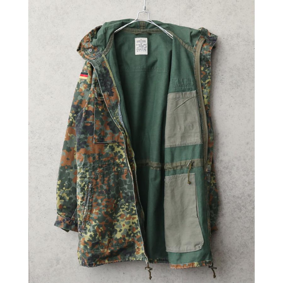 MILITARY（ミリタリー） 実物 USED ドイツ軍 フレクターカモ パーカー