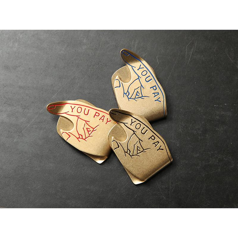 BUTTON WORKS ボタンワークス BW-0185 “YOU PAY”MONEY CLIP 2