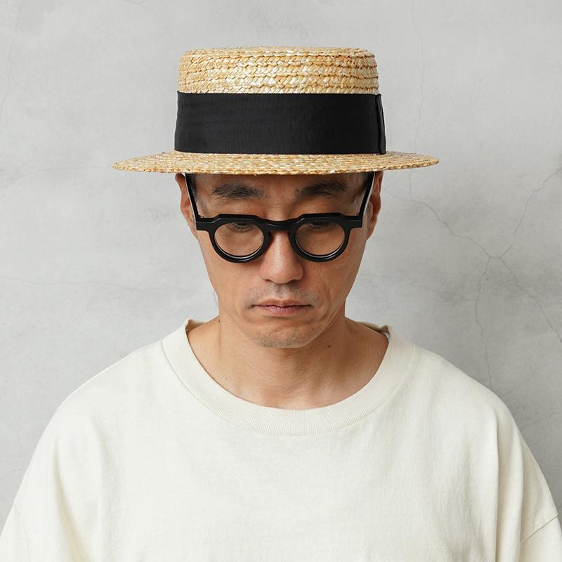 田中帽子店 UK-H048 ハンス 鬼麦カンカン帽 日本製【クーポン対象外