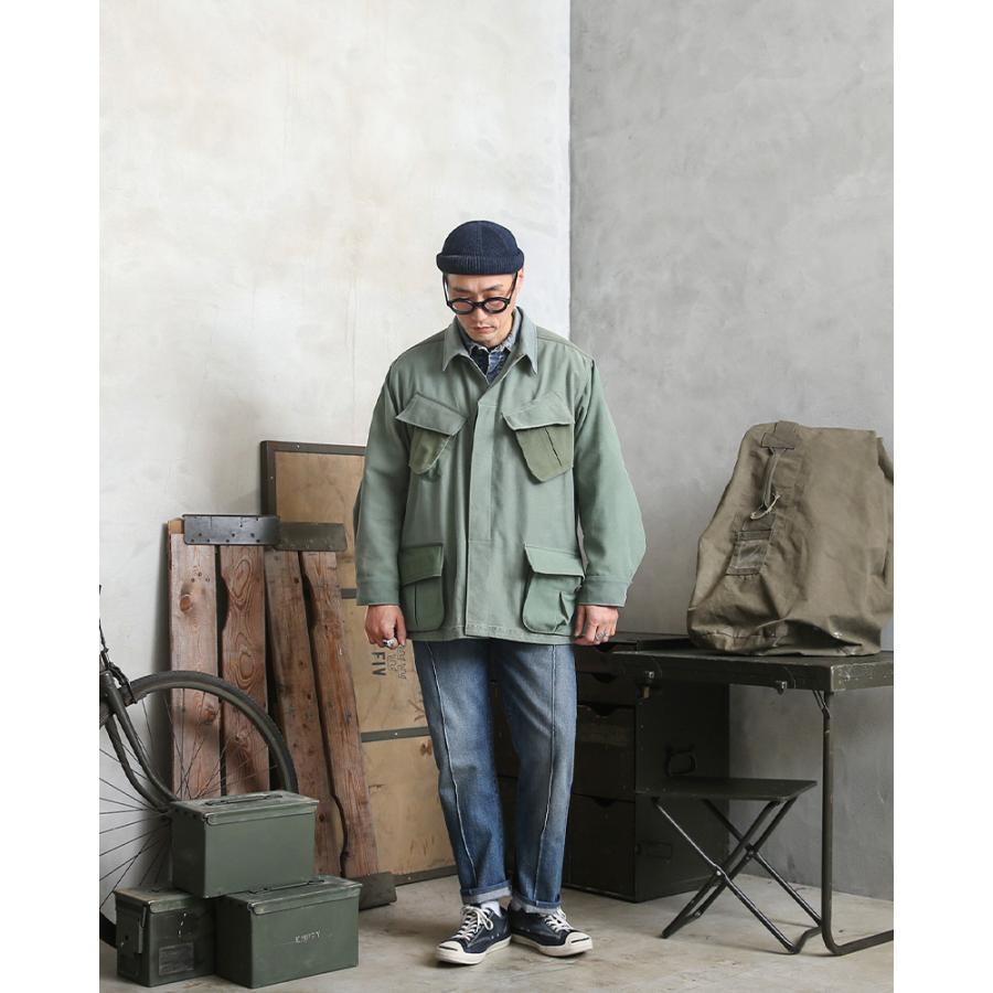 WAIPER.inc 実物 米軍 コットンサテン リメイク ジャングル