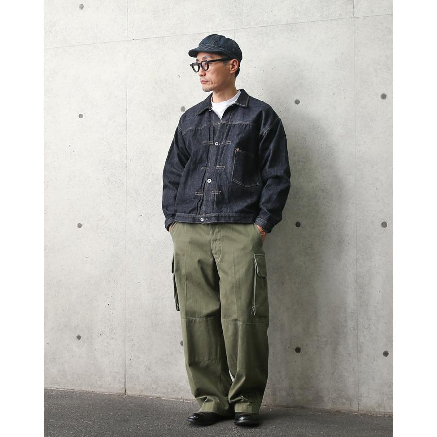 MILITARY（ミリタリー） 実物 USED フランス軍 M-47 カーゴパンツ 後期