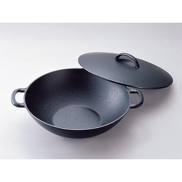 送料無料】岩鋳製南部鉄器 平型万能鍋（小） ※IH対応 : waitea.kobe