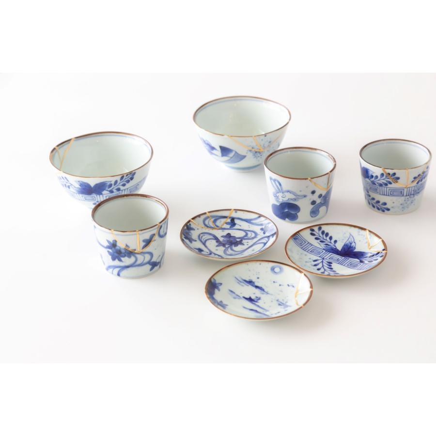 伊万里焼 寛右エ門窯 金線古染 ご飯茶碗 有田焼 飯碗 ライスボウル 金