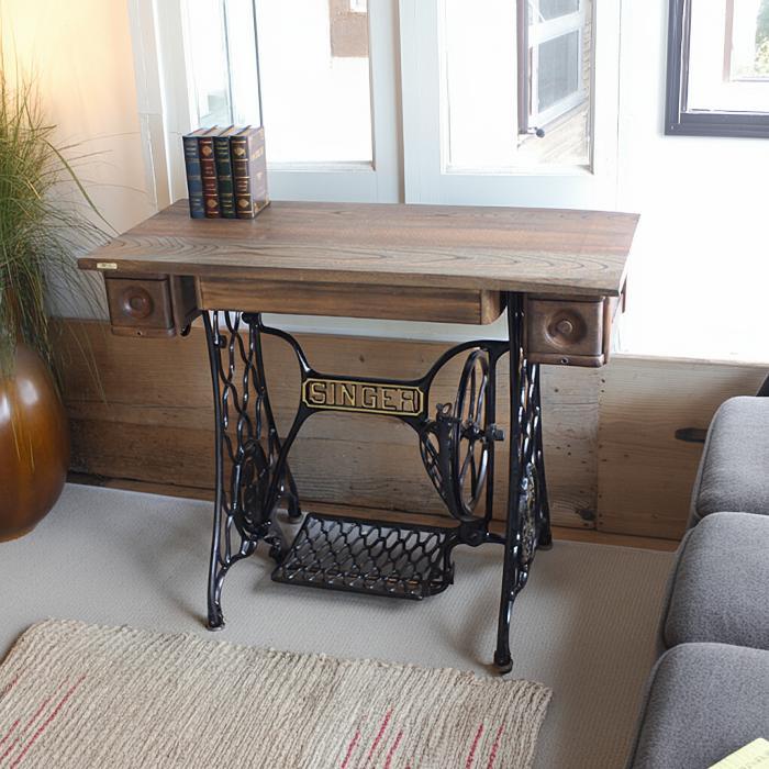 SINGER シンガー アンティーク ミシンテーブル｜ミシン脚 テーブル