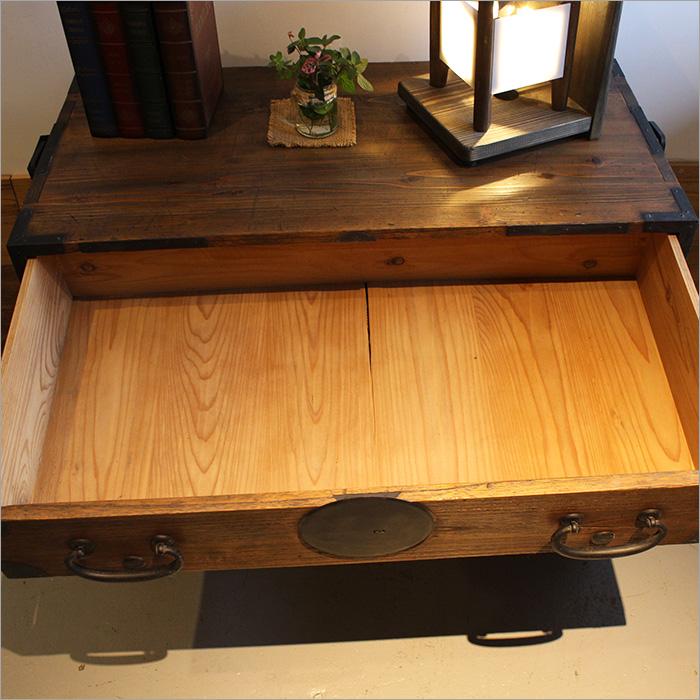 アンティーク 和箪笥 リメイク品 3段 幅84cm 奥行42cm 桐箪笥 チェスト