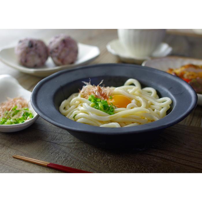 益子焼 リム鉢 ブロンズ黒マット わかさま陶芸 やさしい器シリーズ