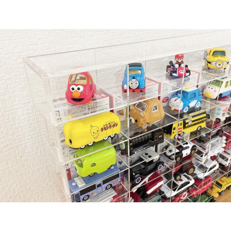 トミカ オールアクリル48M 溝なし トミカのミニカーが最大96台収納可能