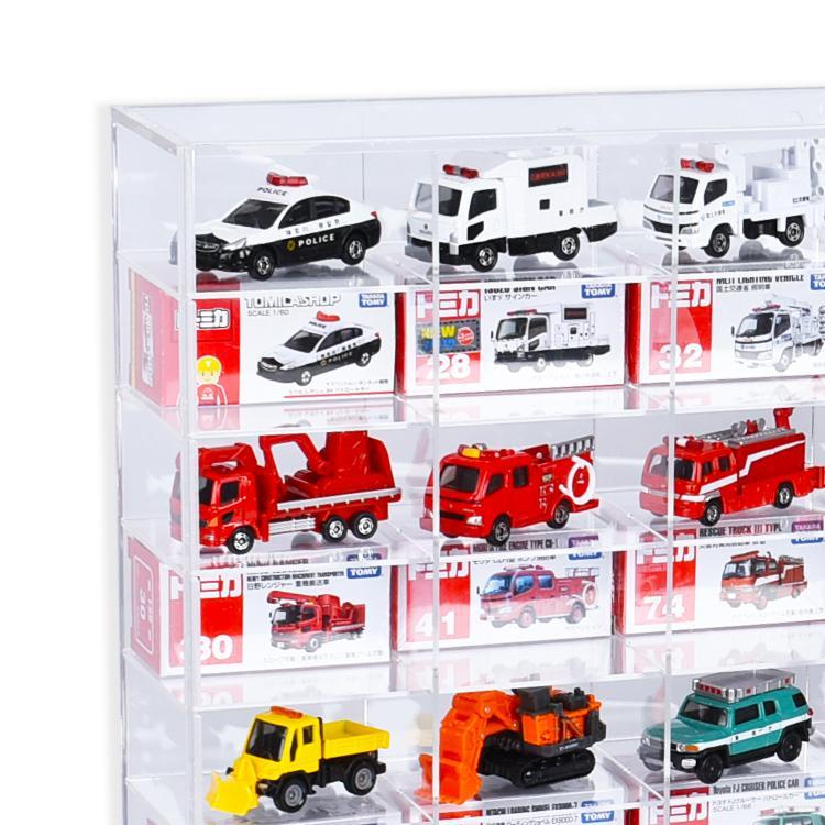 トミカ オールアクリル100W トミカのミニカーを最大200台収納可能