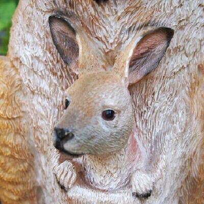 カンガルーの置物 カンガルーの親子 29042HH オーナメント