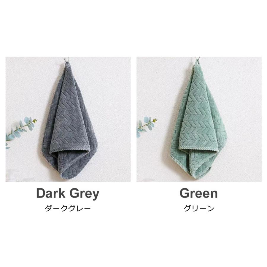 タオル フェイスタオル ループ付きタオル 壁掛けタオル 35cm×75cm 厚手