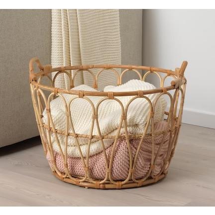 イケア（IKEA） 【IKEA】SNIDAD スニダード バスケット, 籐, 54x39 cm