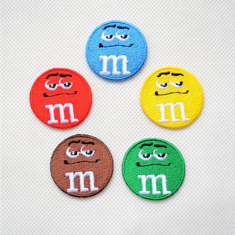 エムズ ワッペン アイロン おしゃれ 刺繍 ワッペン M&M's