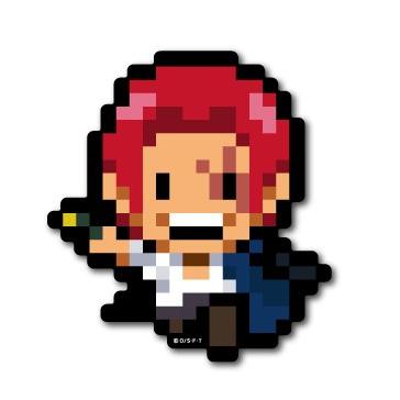 ピクセルワンピース ステッカー シャンクス ノーマルサイズ OPX020 ONE