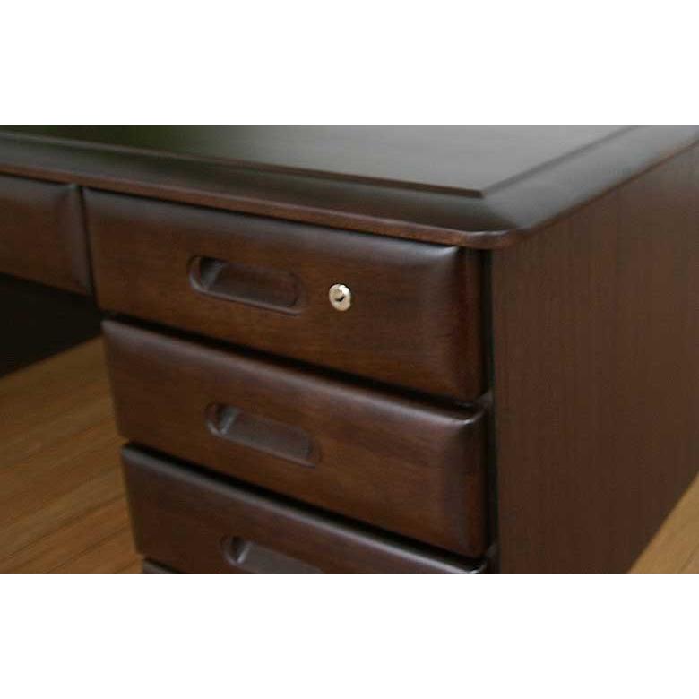 90国産高級座机（文机） 片袖机 ask （ダークブラウン） 国産品 : 産地