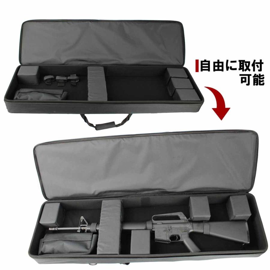 S＆T ARMAMENT S&T セミハードガンケース Lサイズ V2 BK(1100x300x100