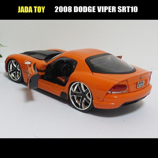 セール品】1/24ダッジ バイパーSRT10/2008(オレンジ)/BIGTIME/JADA