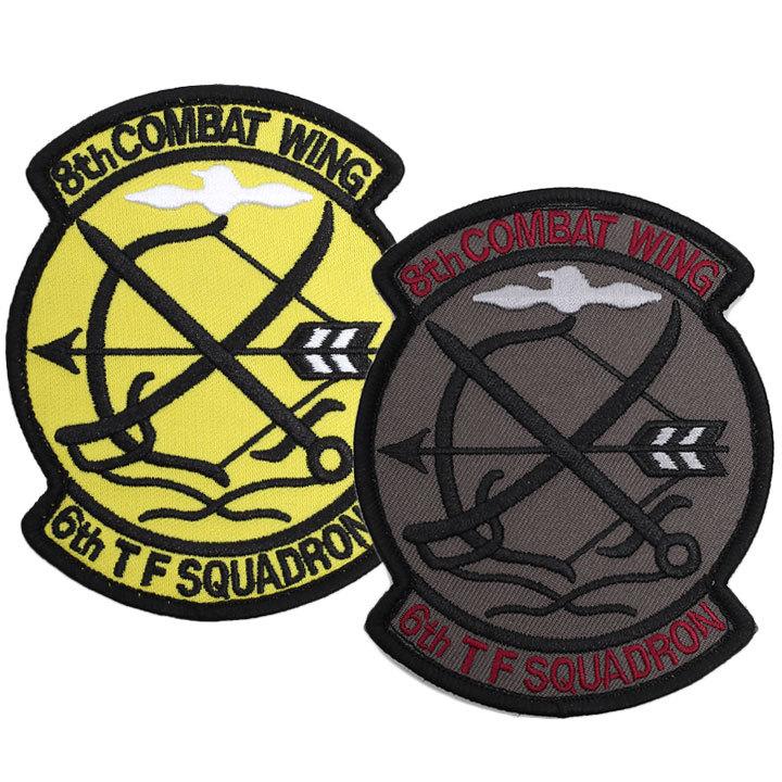 自衛隊 グッズ 第6飛行隊 弓 築城基地 F2 空自 ミリタリー ワッペン