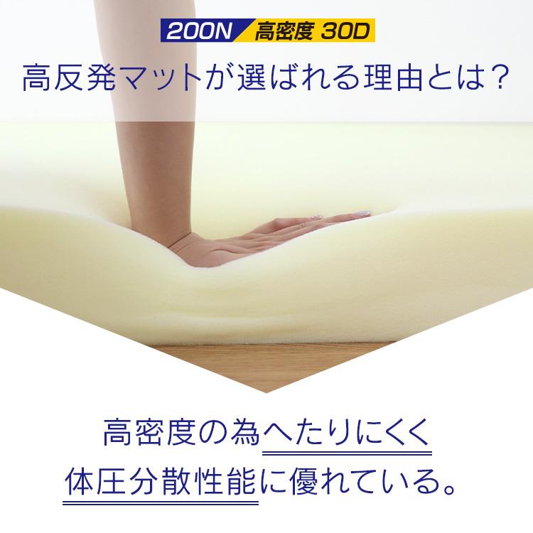 WEIMALL（ウェイモール） マットレス ダブル 高反発 硬さ200N 厚み10cm