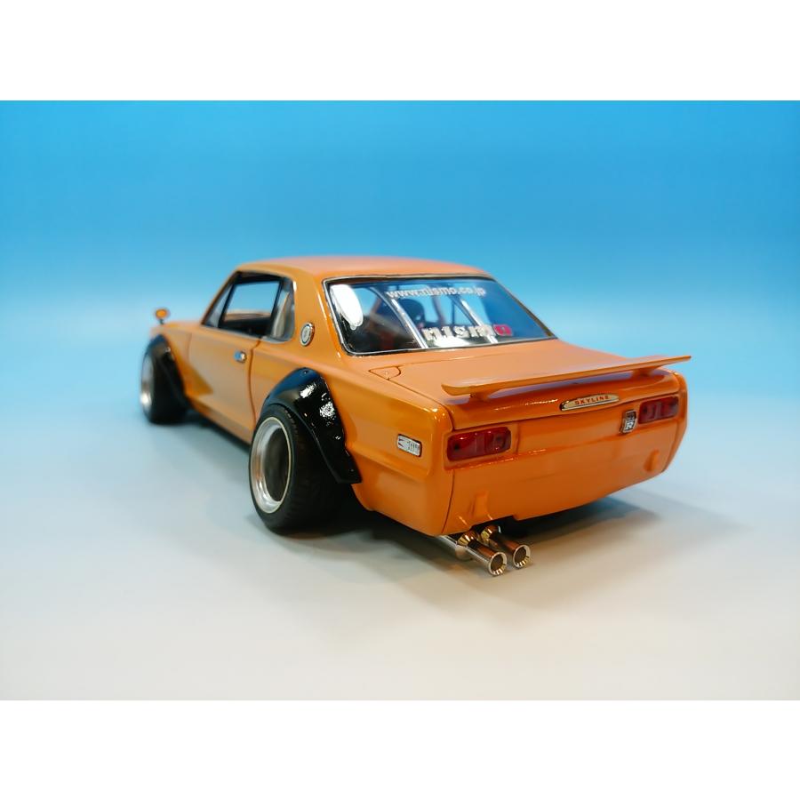 京商 1/18 日産 スカイライン 2000 GT-R KPGC10 ハコスカ カスタム品