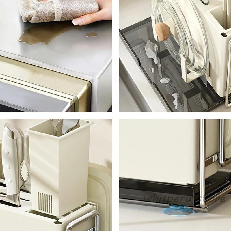 まな板スタンド 包丁ホルダー 多機能 キッチン収納 大容量 箸立て 鍋蓋