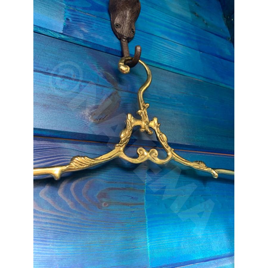 真鍮 ハンガー ブラス 装飾 豪華 重厚 とっておき アンティーク調