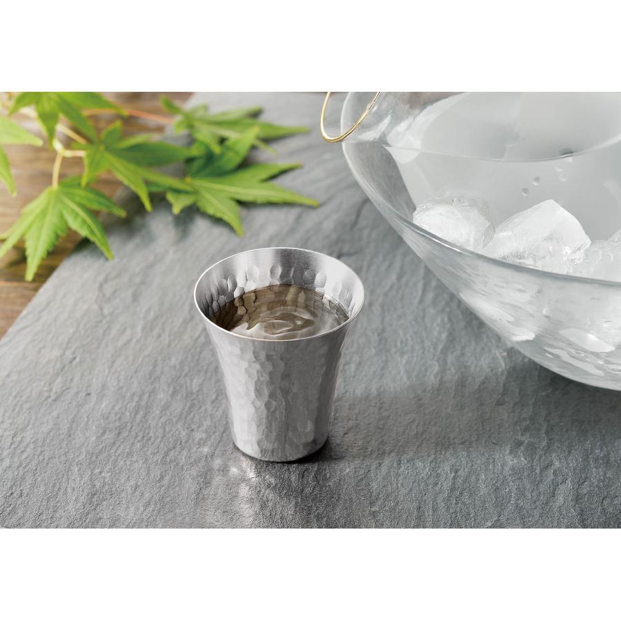 IDEA SEKIKAWA 鎚 チタンぐい呑み 〔 無地 〕アイデア セキカワ お酒