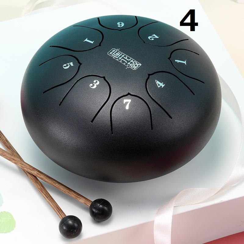 スリットドラム スチールタングドラム 打楽器 8音 6インチ 金属ドラム