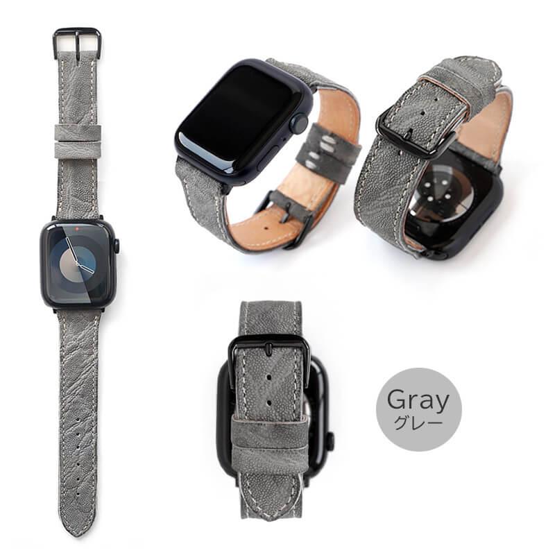アップルウォッチ バンド 本革 KC,s ケイシイズ 象革 AppleWatch Band