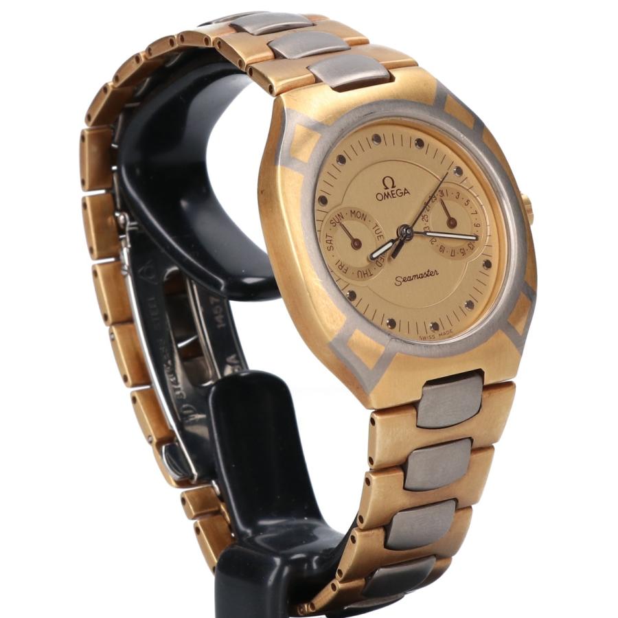 OMEGA（オメガ） チタン x YG シーマスター ポラリス デイト クオーツ