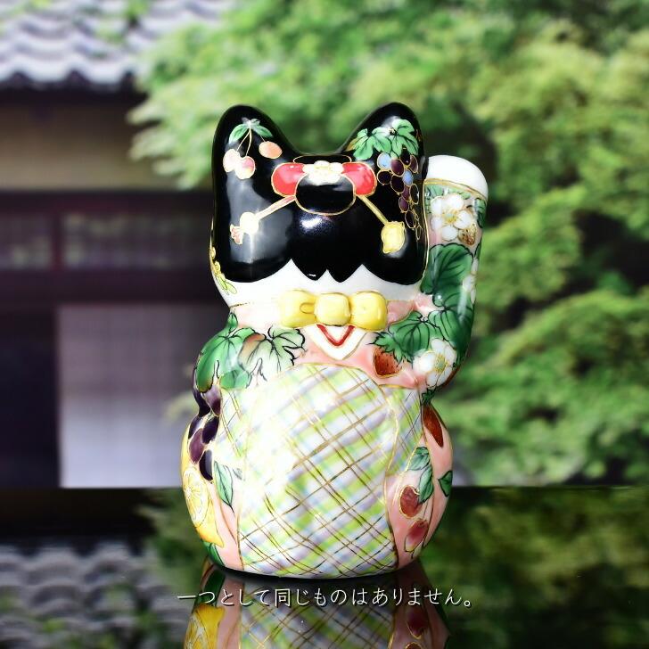 京焼 清水焼 陶あん 一点物 色絵付け 招き猫（舞妓） : 陶あんYahoo!店