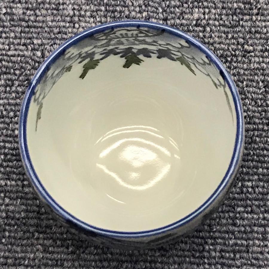 源右衛門窯 染錦菊牡丹絵 湯呑揃（5客） : 陶器たて石 Yahoo!店