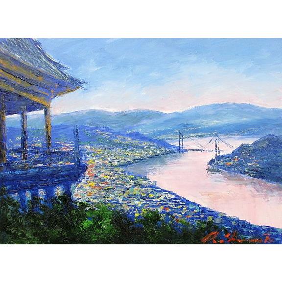 sale【ART】島本良平真筆(招き猫鯛鰹)サムホール