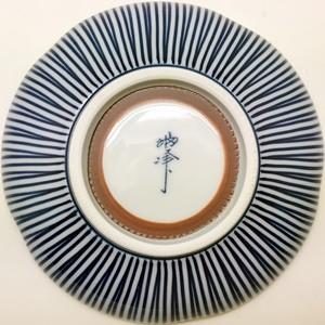 波佐見焼 福峰窯 内外十草 3号皿 小皿 : 神楽坂のうつわ屋さん 陶柿園