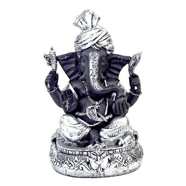 ガネーシャ シルバー 銀 ブラック インドの神様 夢をかなえるゾウ 開運