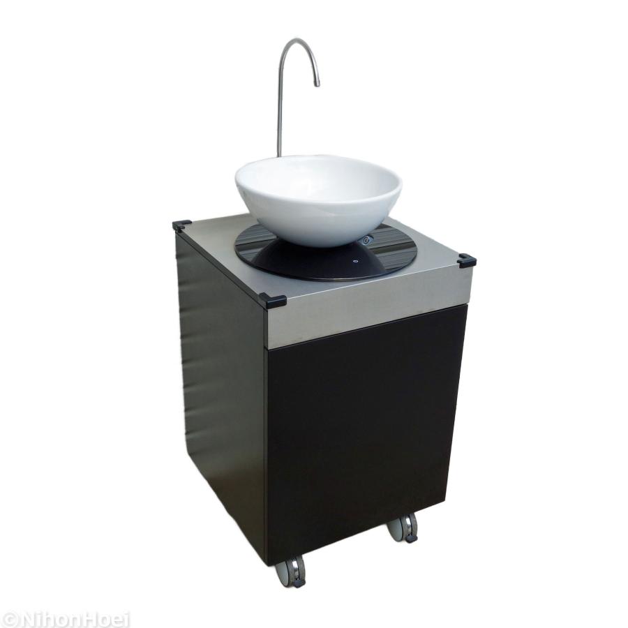 移動式 うがい台 センサー式 ◇ ISPT-100 工事不要 無配管 給排水