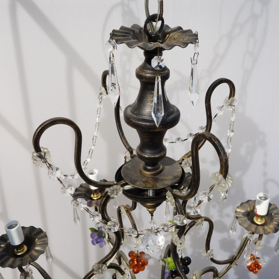 大光電機 大光 イタリア製 アンティーク調 シャンデリア 8灯 ◇ 2005年