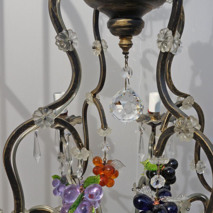 大光電機 大光 イタリア製 アンティーク調 シャンデリア 8灯 ◇ 2005年