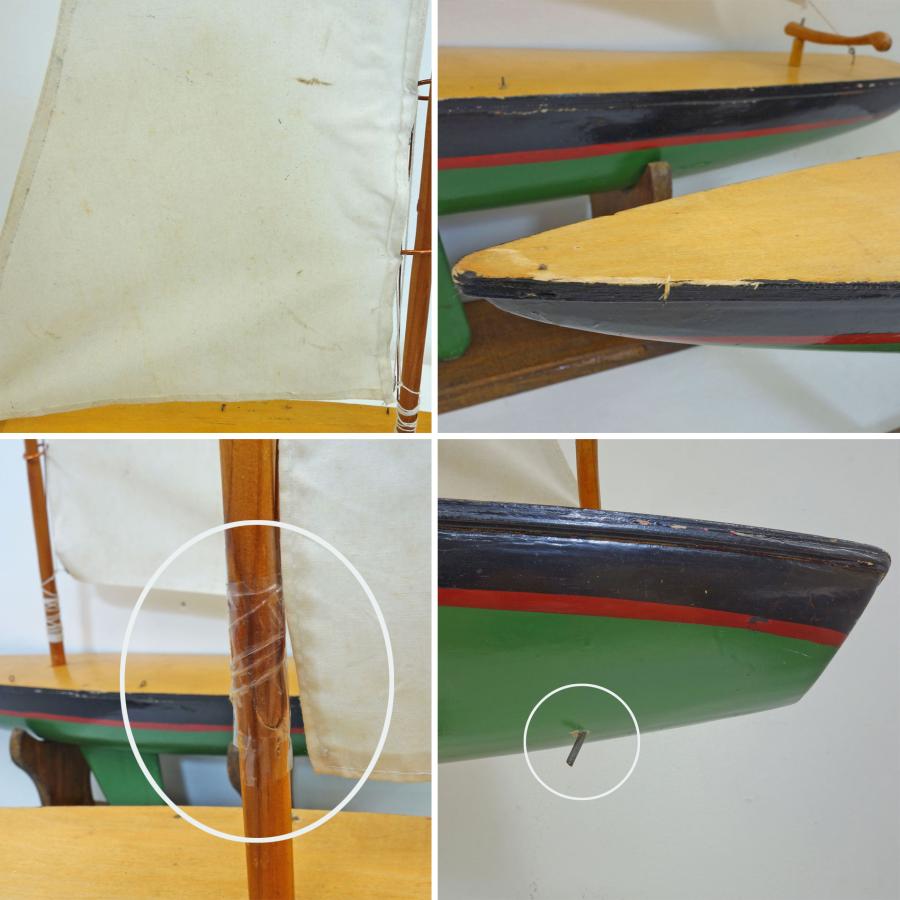 送料無料 ◇ Authentic Modelsなど 木製ヨット模型 4隻