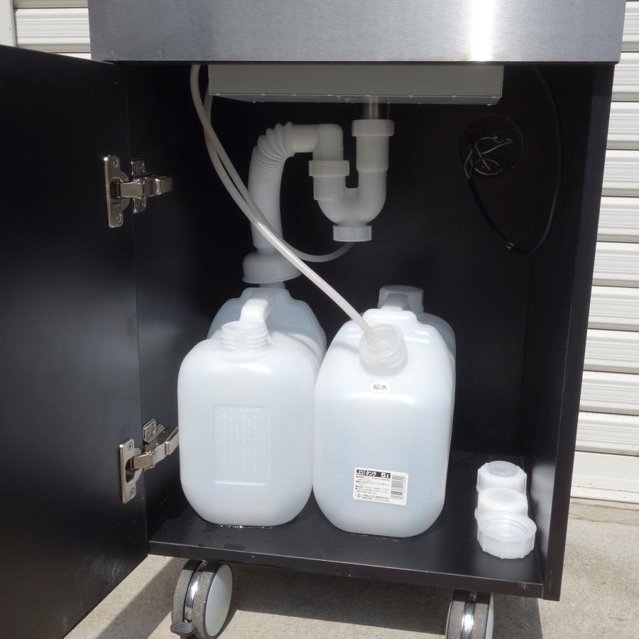 移動式 うがい台 センサー式 ◇ ISPT-100 工事不要 無配管 給排水