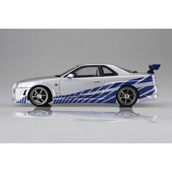 アオシマ 1/24 ムービーメカ No.WS-02 ワイルド・スピード R34