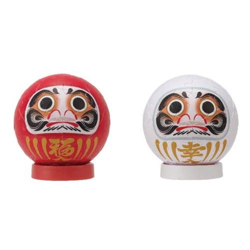 11月発売予定 ジグソーパズル 各60ピース 3D球体 パズころりんだるま