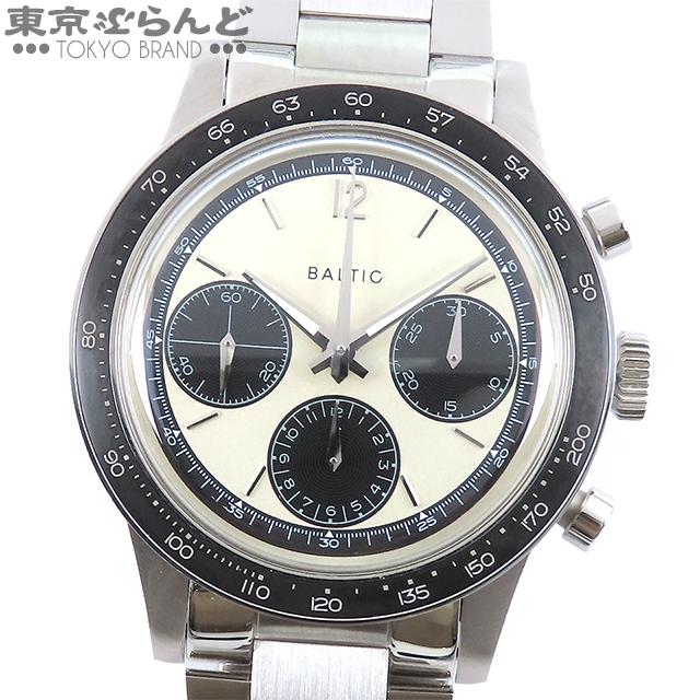 バルチック BALTIC トリコンパックス パンダ クロノグラフ SS