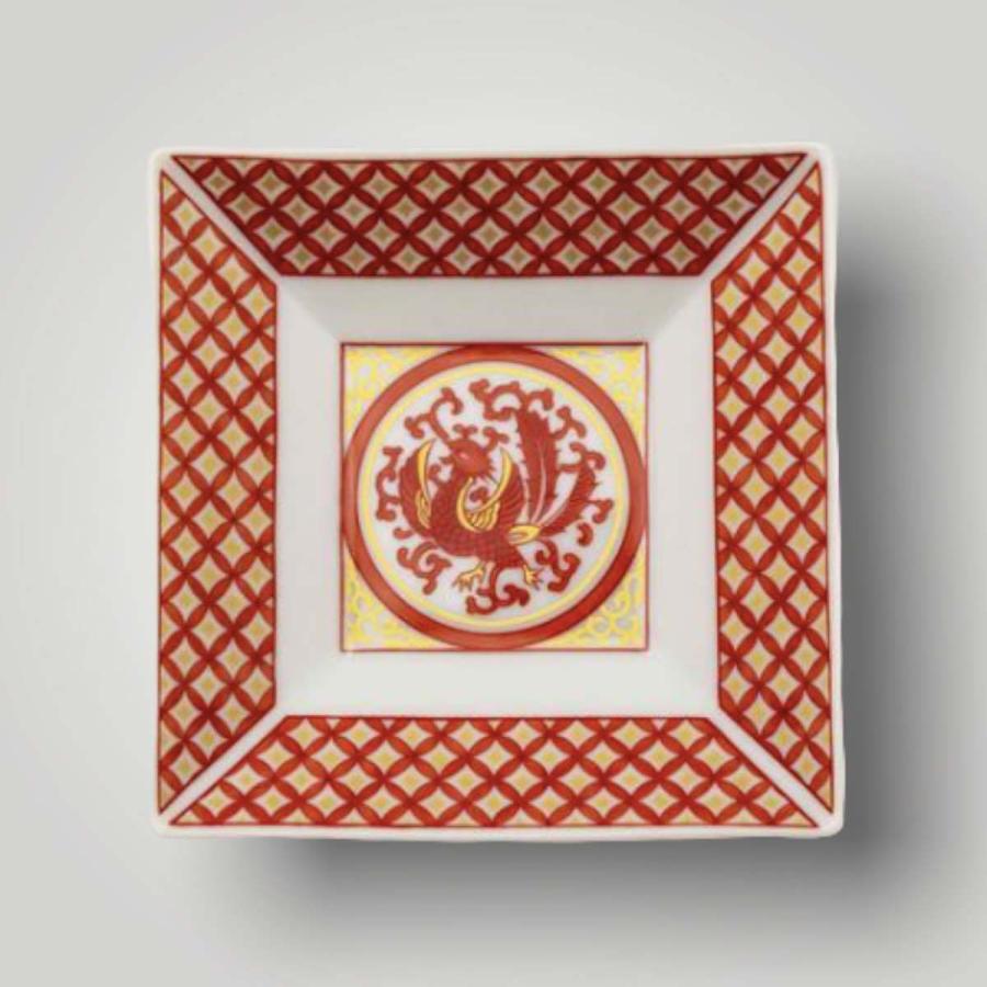 九谷焼 3号角皿 時代画風 角皿 豆皿 5枚セット おしゃれ 食器