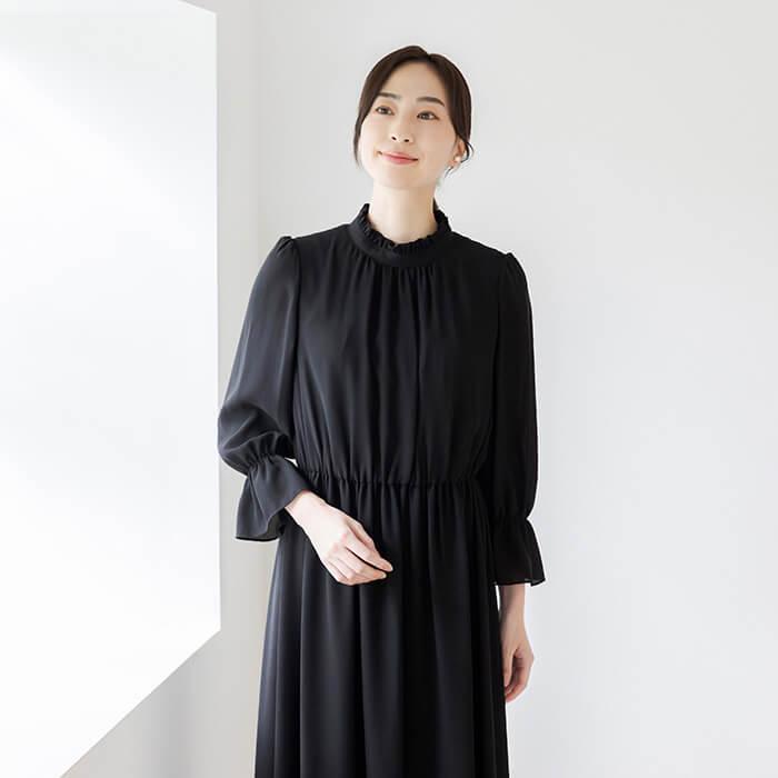 東京ソワール 喪服 レディース ゆったり 50代 ブラックフォーマル