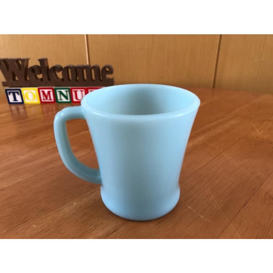 ファイヤーキング fire-king ターコイズDハンドルマグ : Tom-nuy