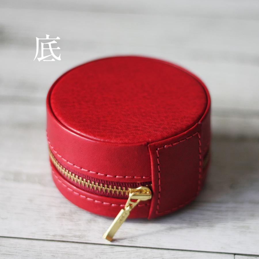 ○本革 アクセサリーケース ジュエリーボックス 携帯用 持運び用