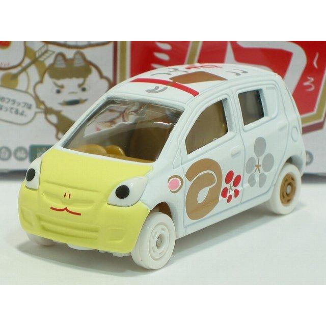 トミカ ダイハツ ミラ（紅白福々トミカ 白）【タカラトミー社1/64