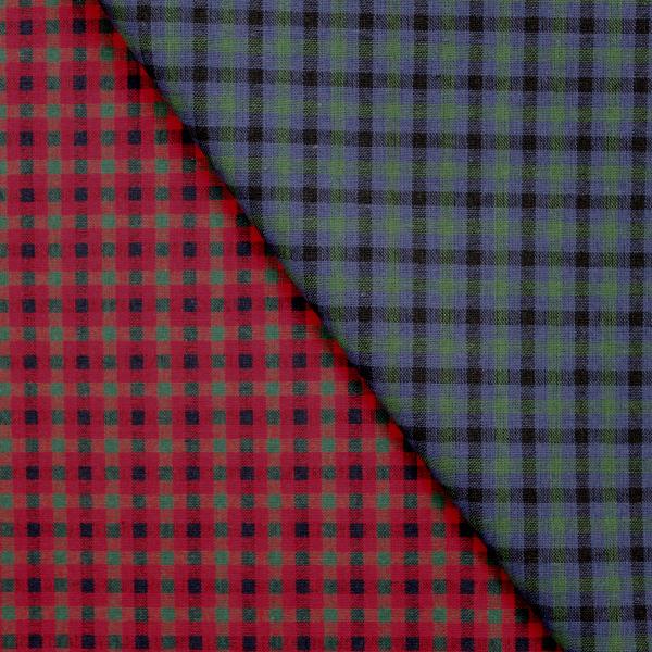 生地 布 ファミリア風 先染めチェック 入園入学 格子 チェック 綿100