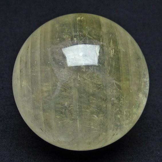 カルサイト 丸玉 スフィア 虹入り 56mm 一点物 151-1333 : 天然石